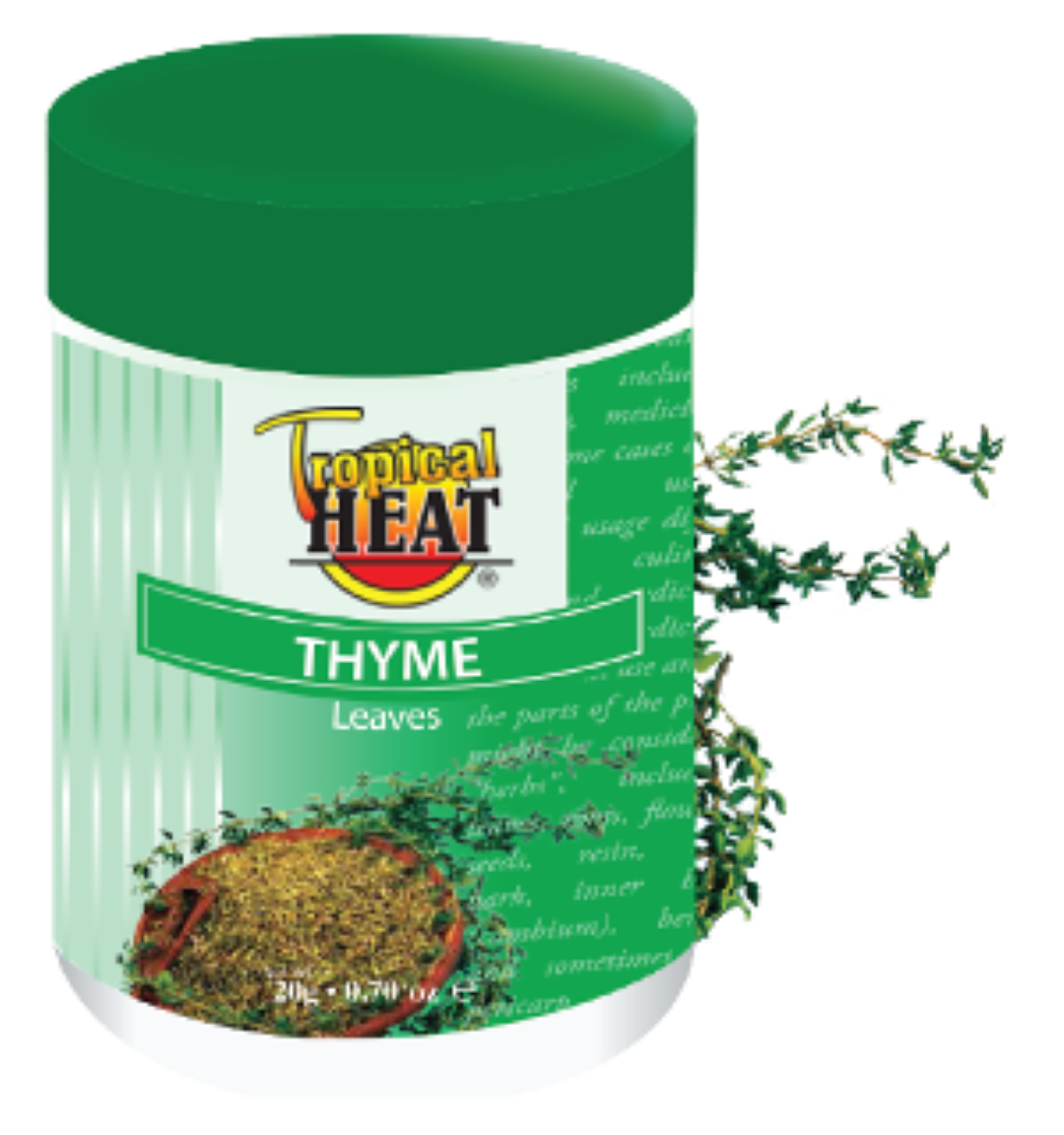 TROPICAL HEAT THYME LEAVES 20G JAR